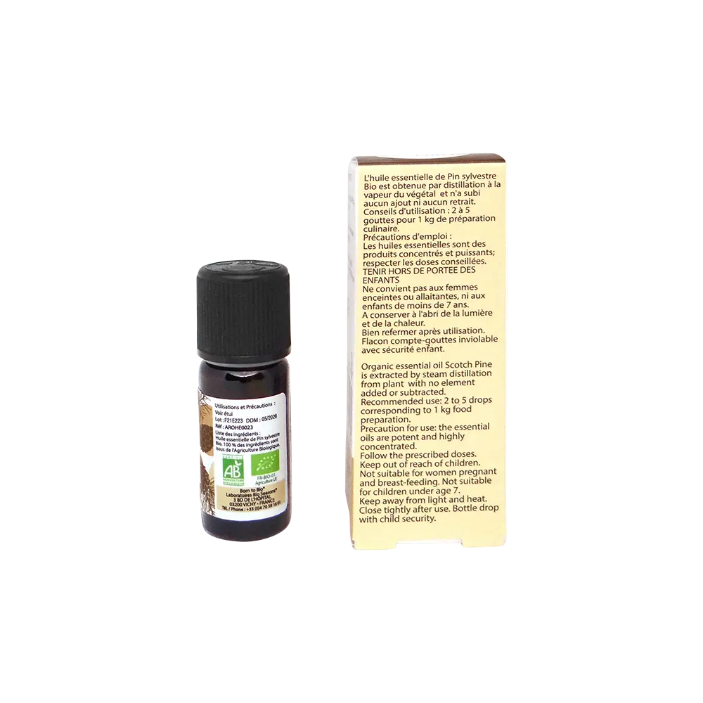 Huile essentielle Pin sylvestre Certifiée Bio