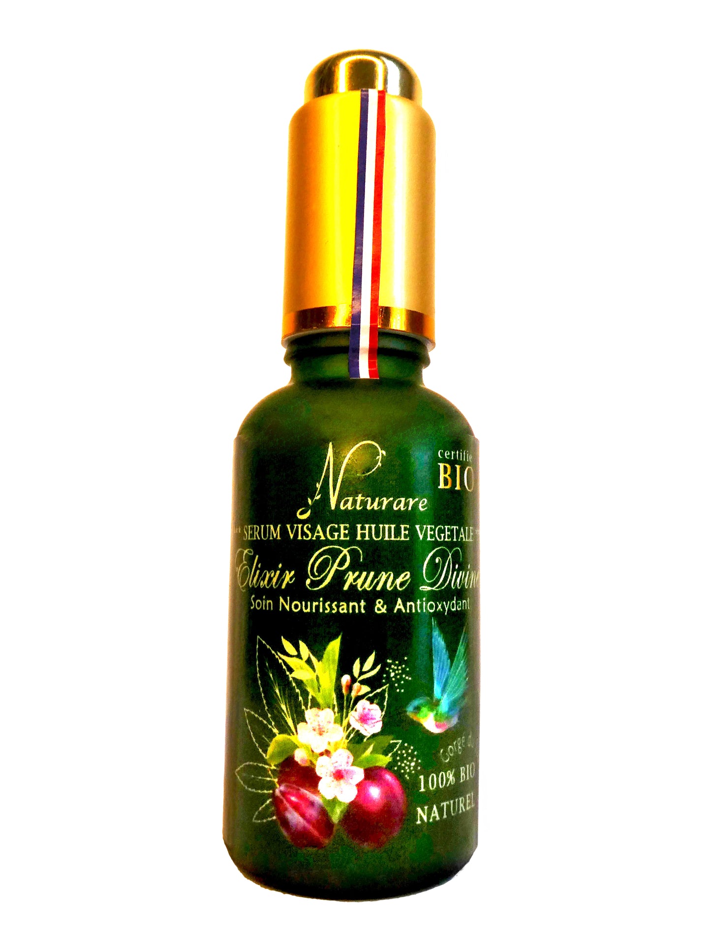ÉLIXIR DIVIN DE PRUNE BIO – Sérum à l’Huile Végétale, Complément Alimentaire
