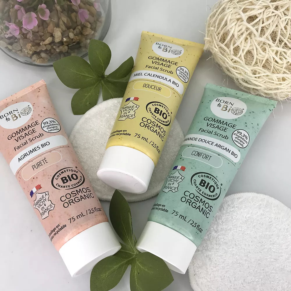 Gommage Visage Miel Calendula - Certifié Bio
