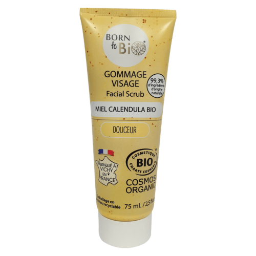 Gommage Visage Miel Calendula - Certifié Bio