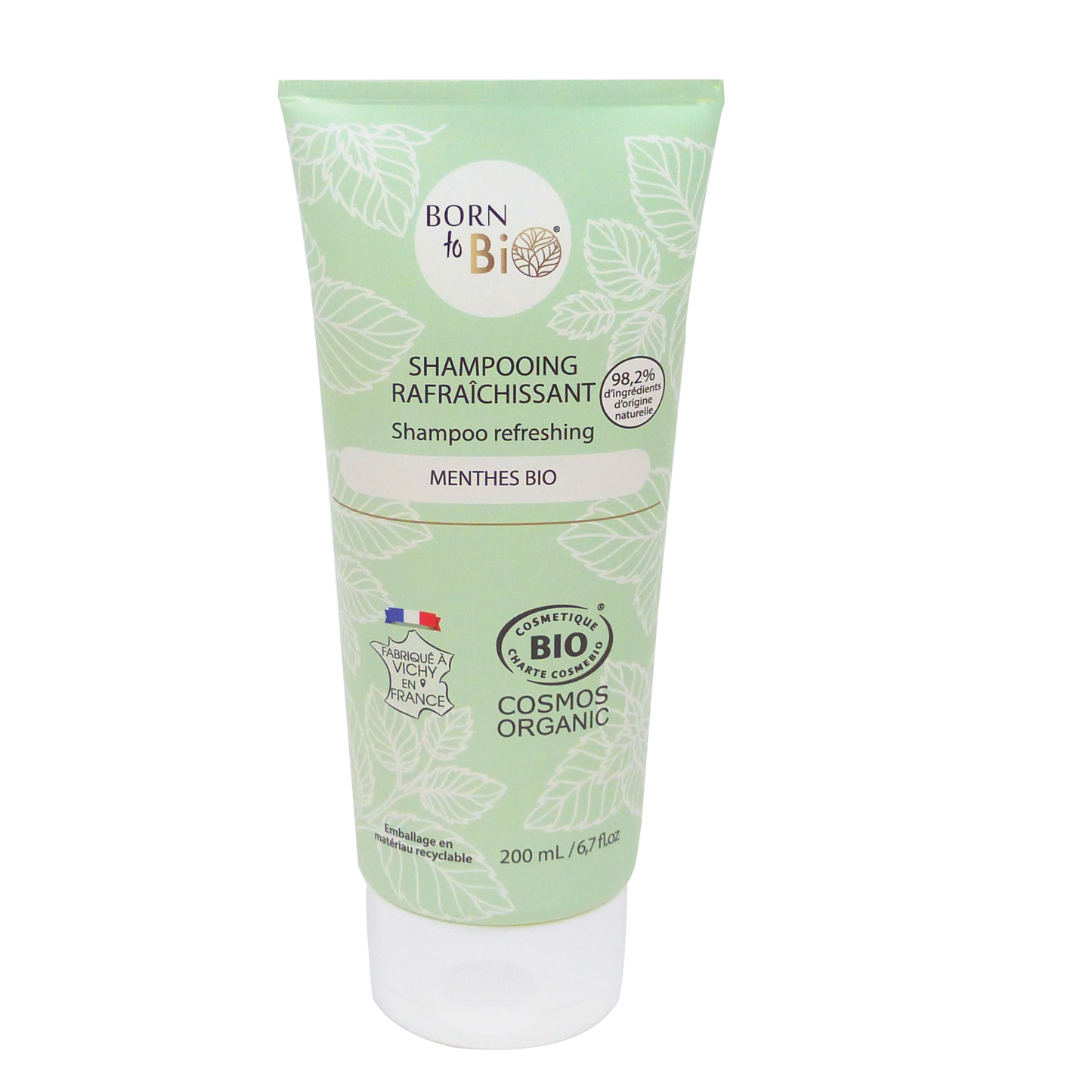 Shampooing Rafraîchissant Menthe Verte - Certifié Bio
