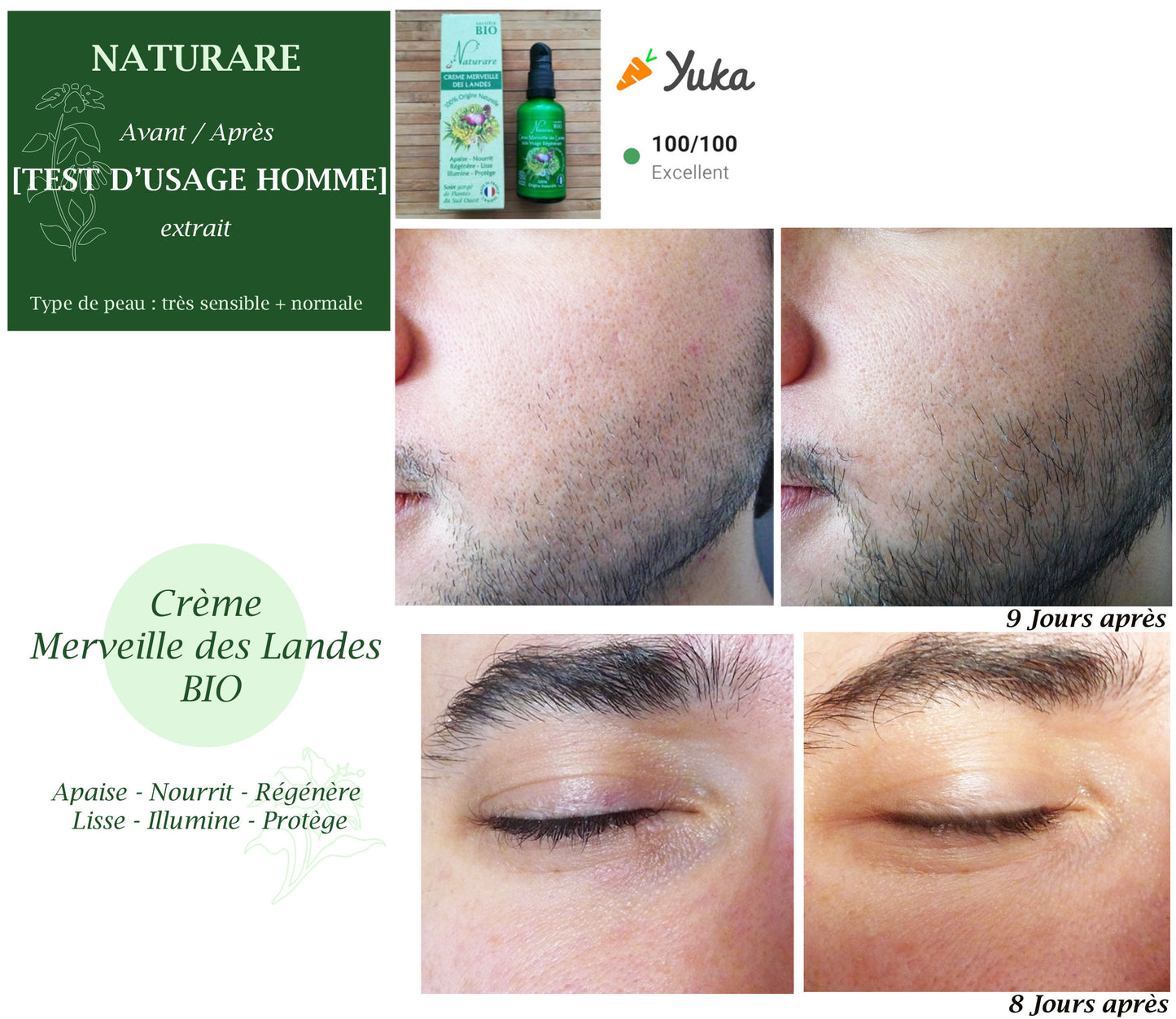 GOUTTE – MERVEILLE DES LANDES BIO – Soin peaux sensibles Régénération complète