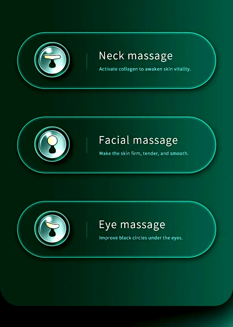 DELPHY - Triple heads facial massager - high vibration lifting-6